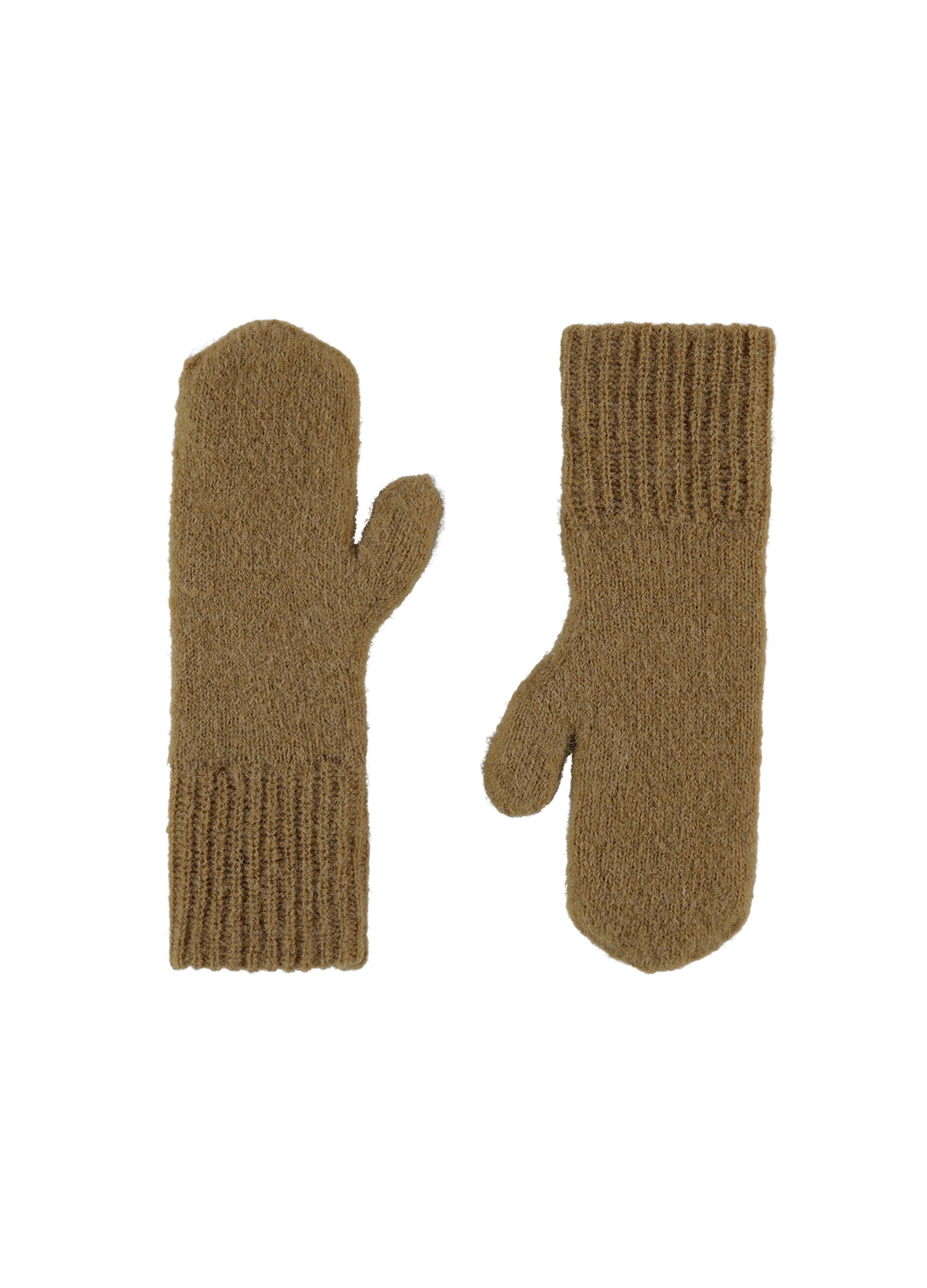 Knitted Mittens Sand