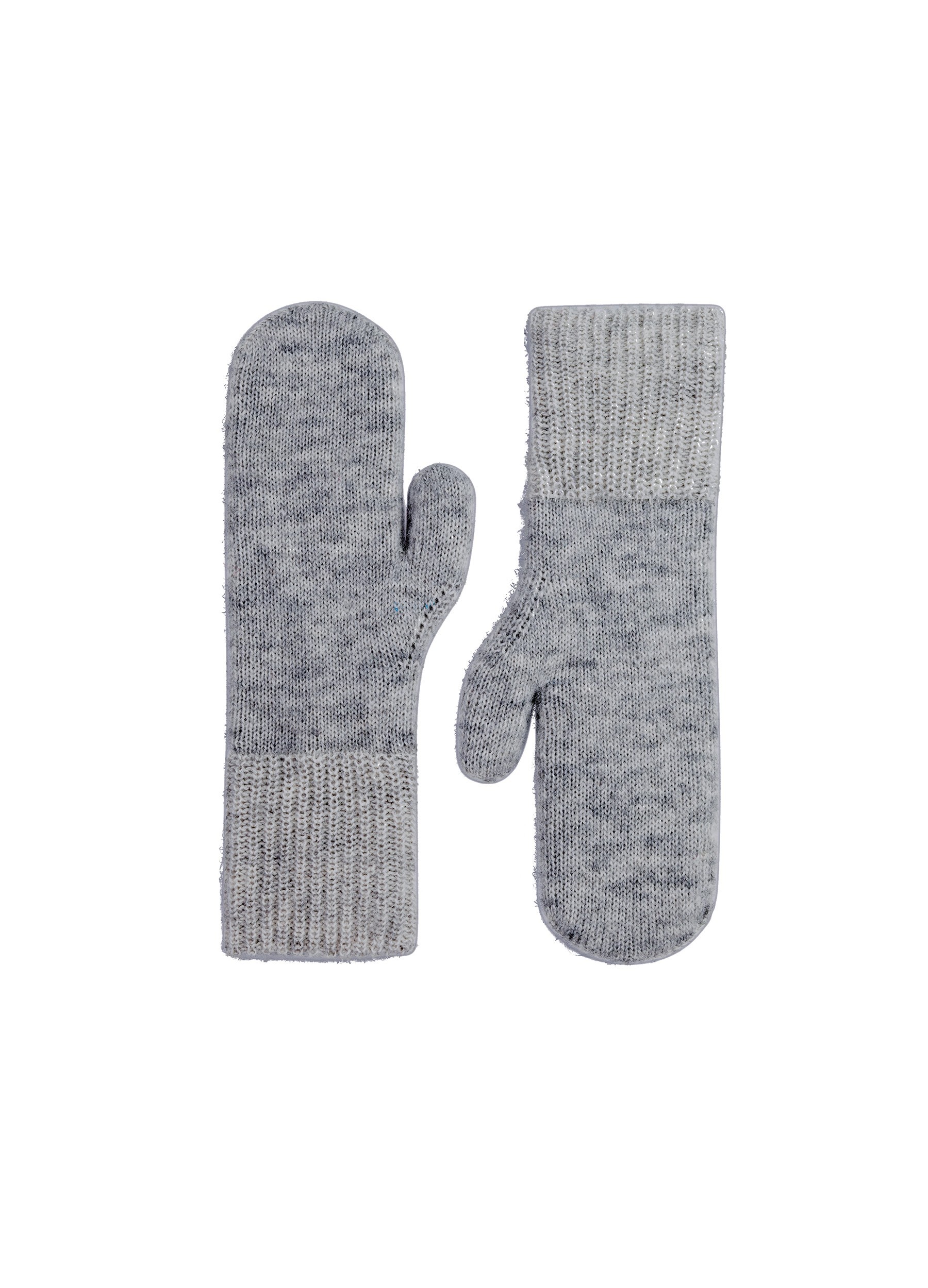 Knitted Mittens Grey